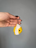 Crochet fish keychain