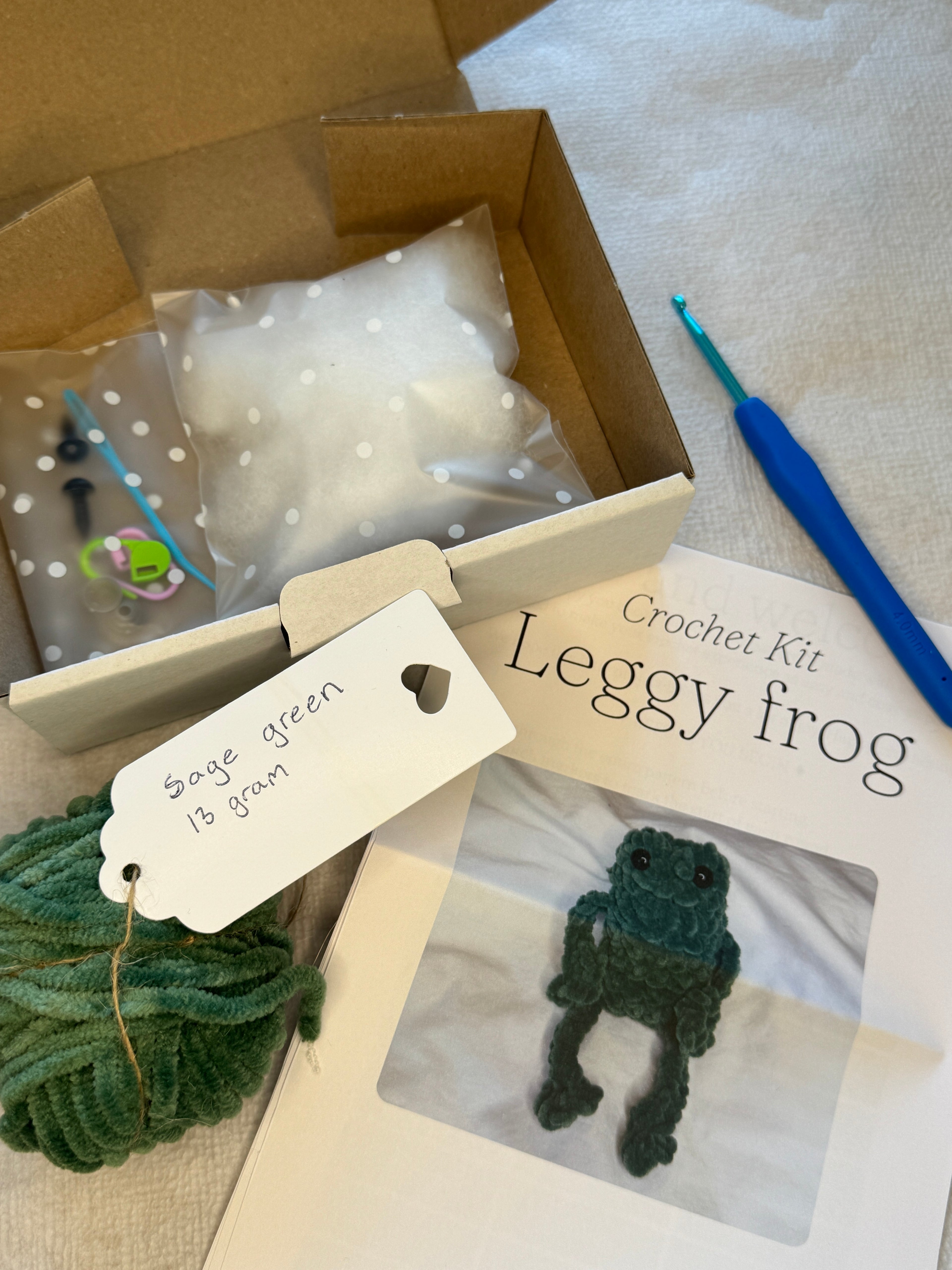 Leggy Frog Crochet Kit