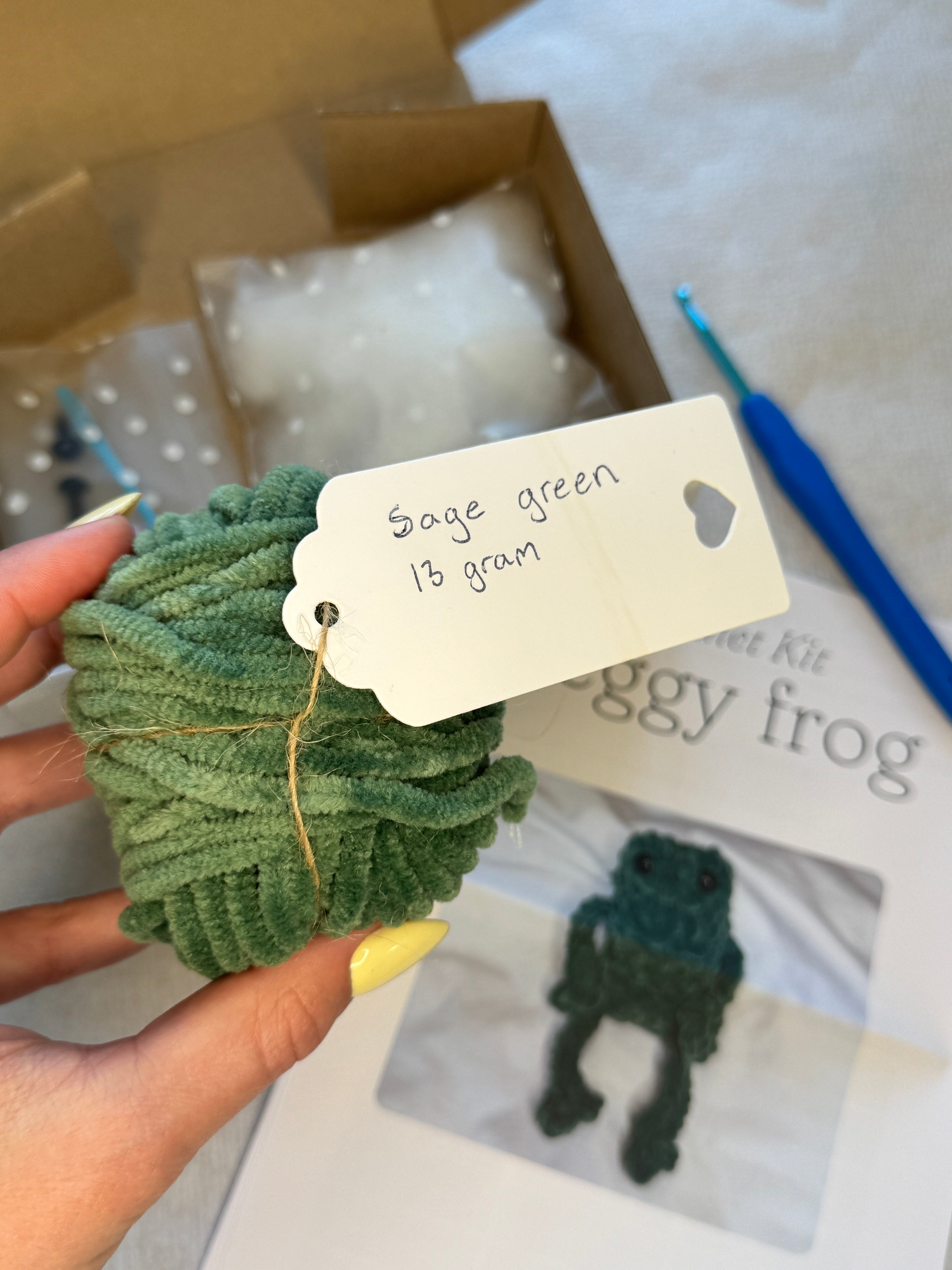 Leggy Frog Crochet Kit