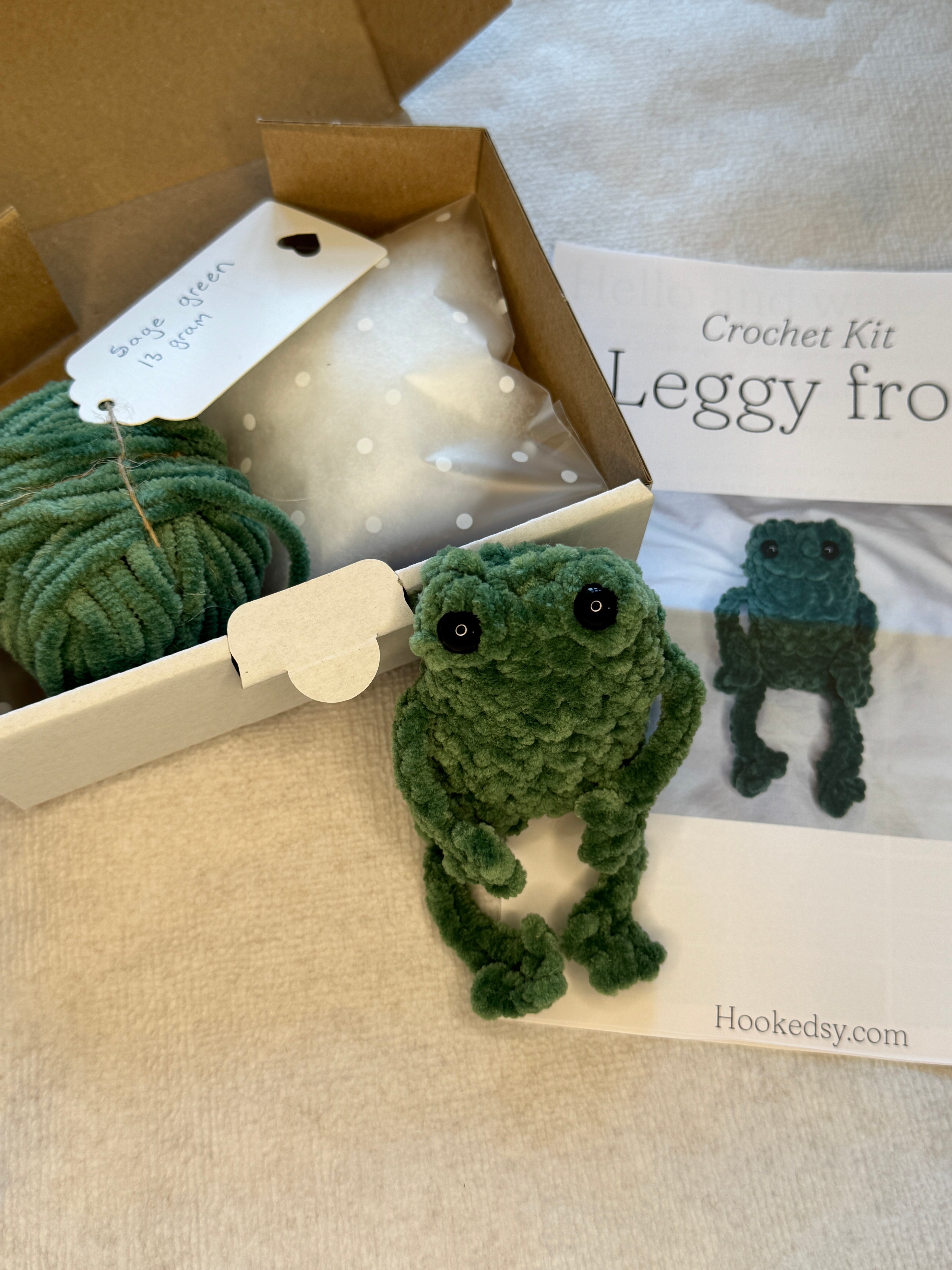 Leggy Frog Crochet Kit