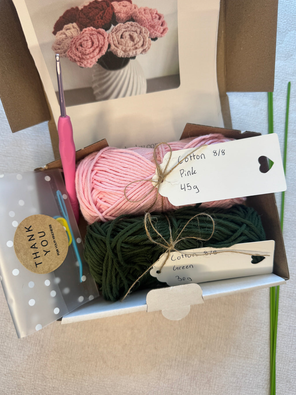 Crochet Rose Kit
