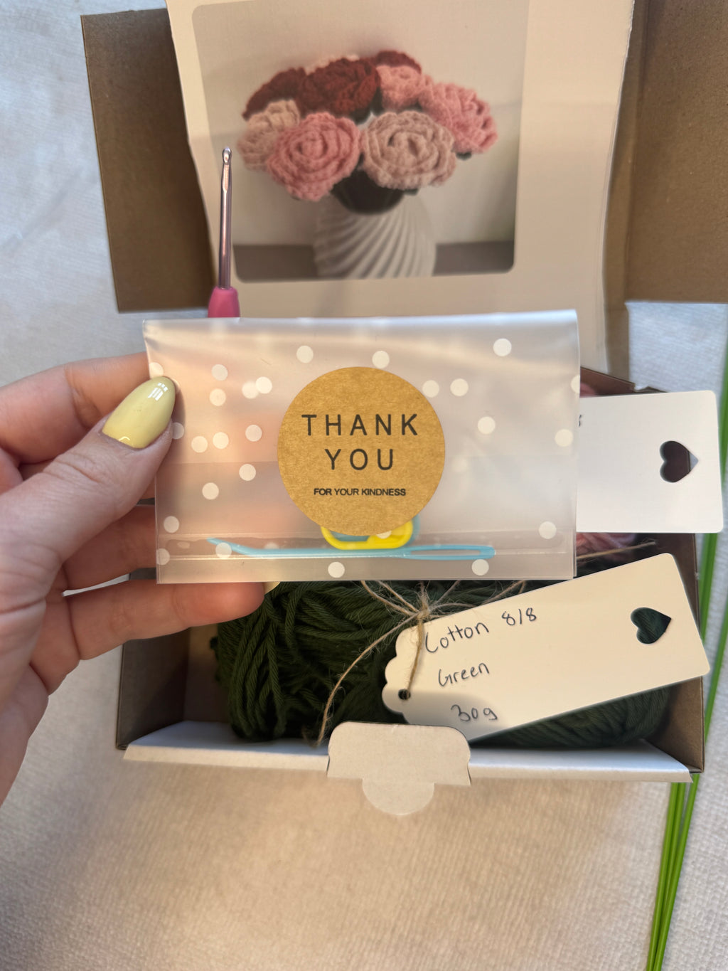 Crochet Rose Kit