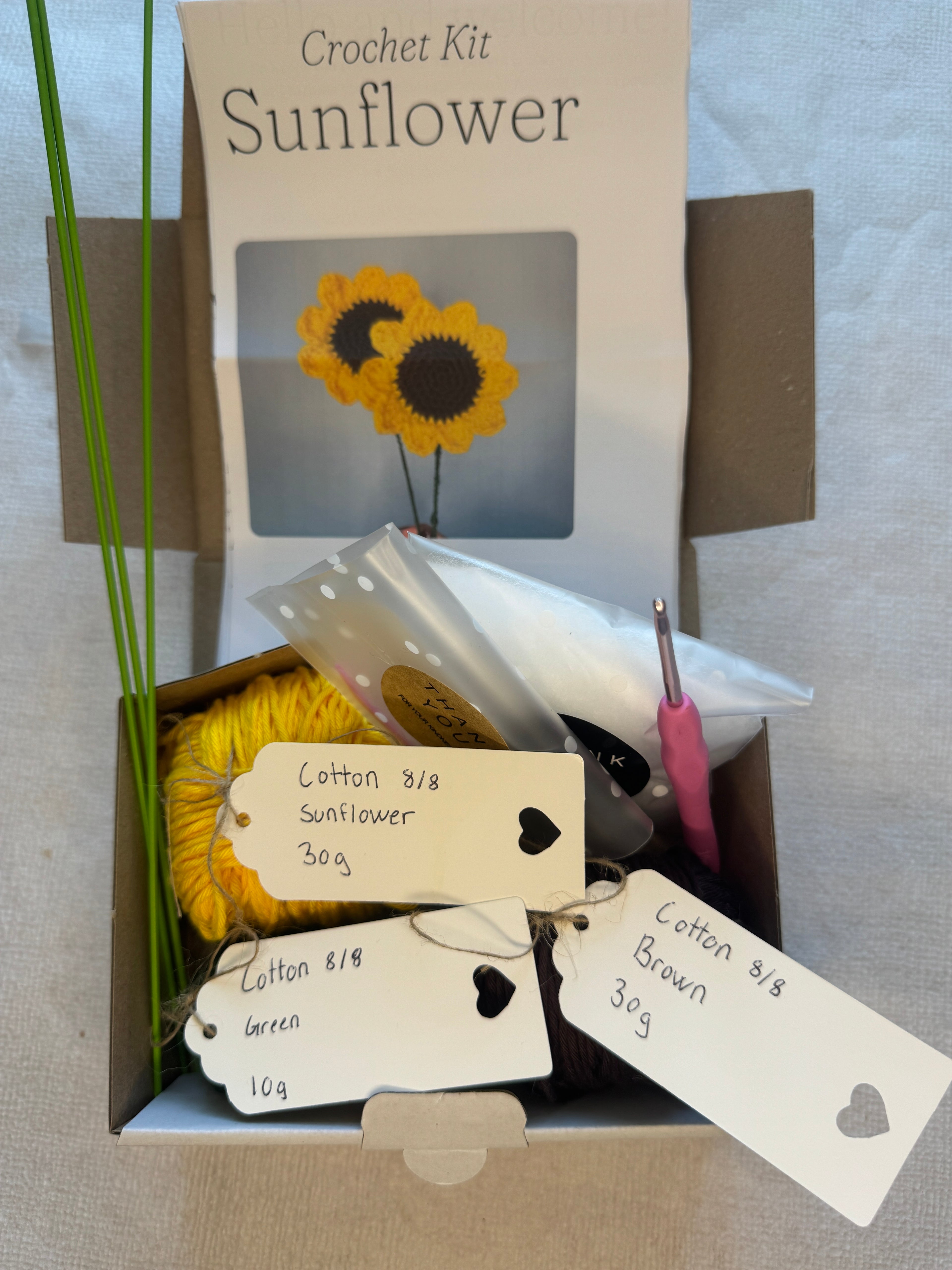 Crochet Sunflower Kit