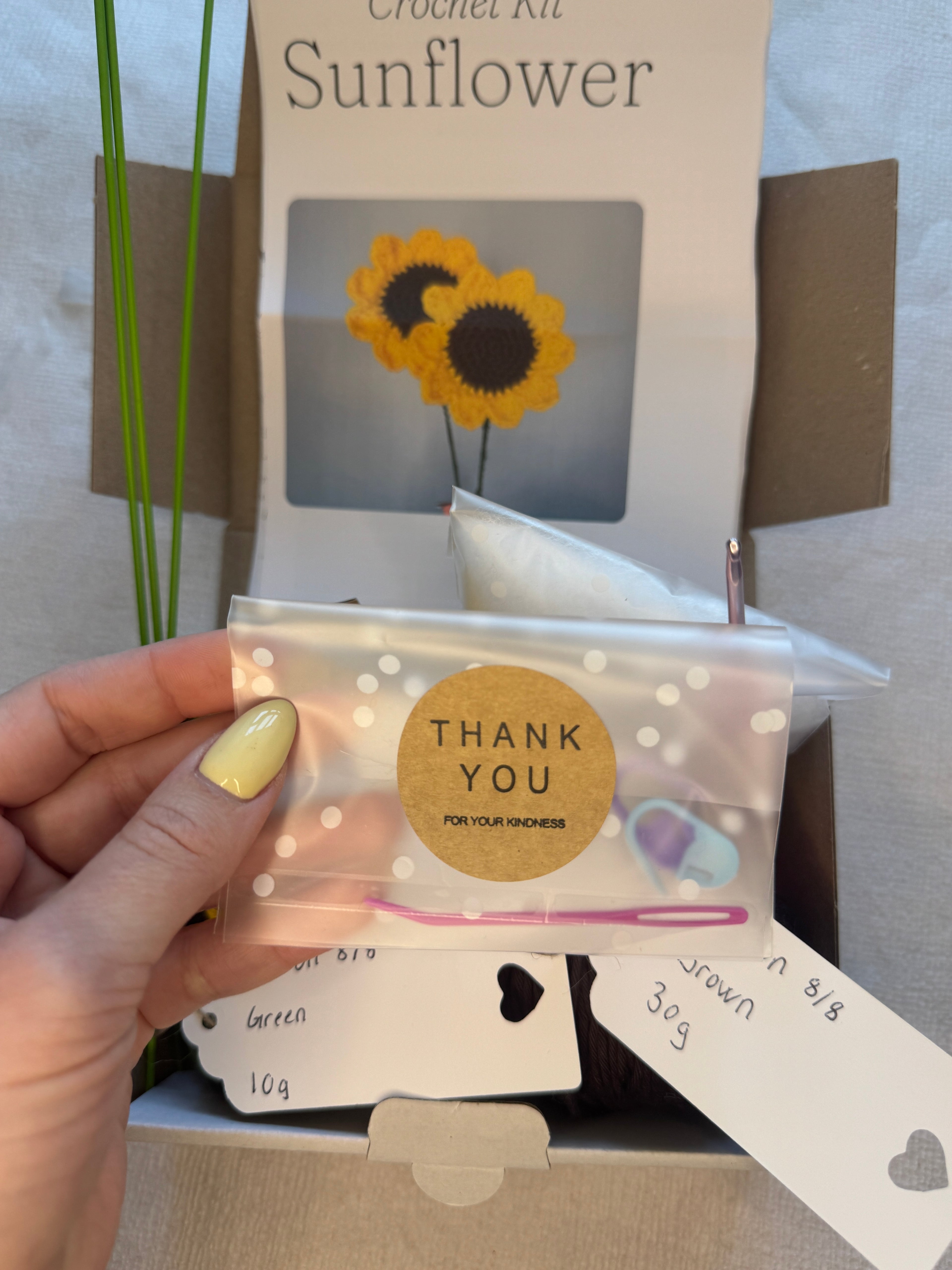 Crochet Sunflower Kit