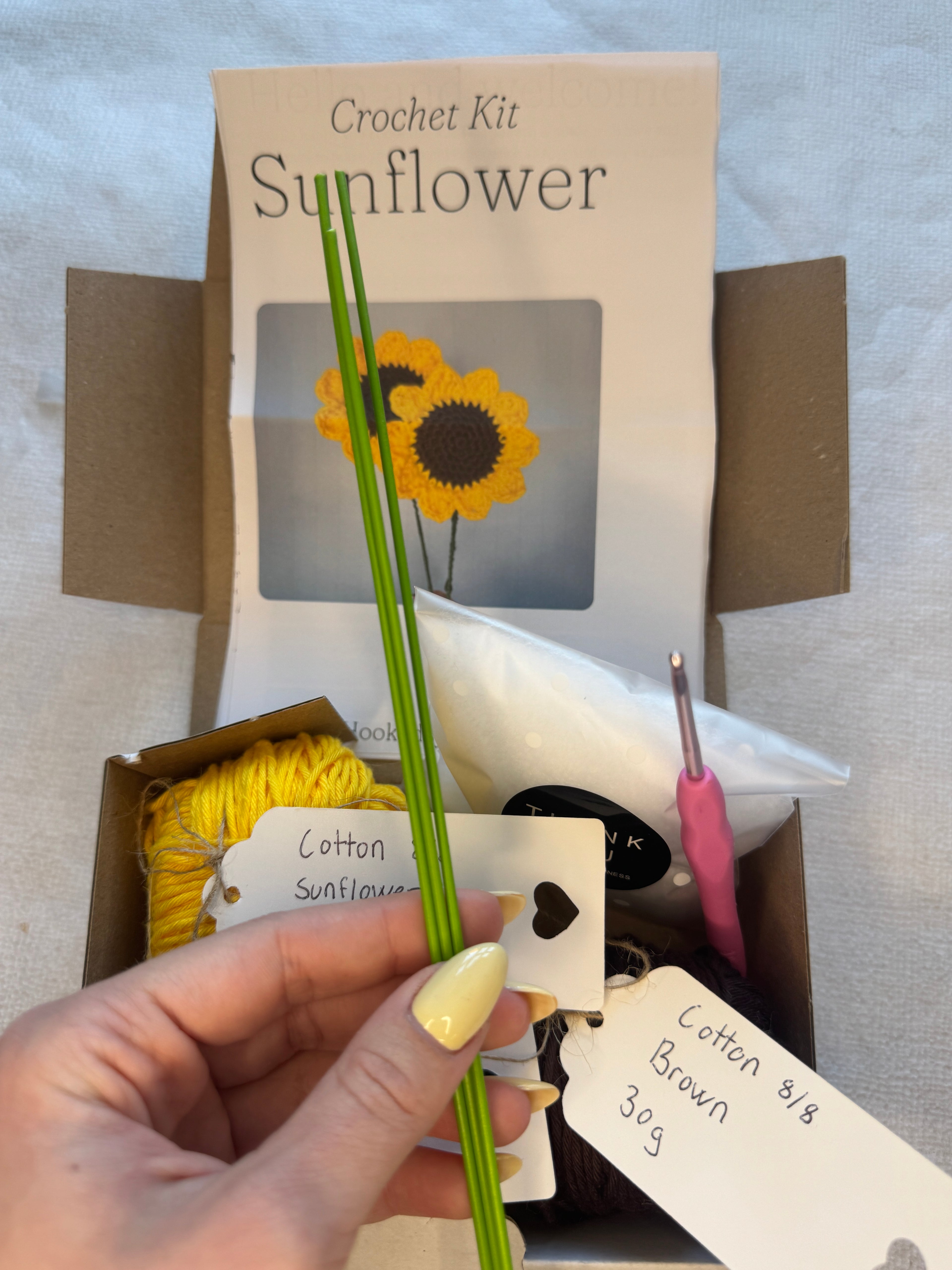 Crochet Sunflower Kit