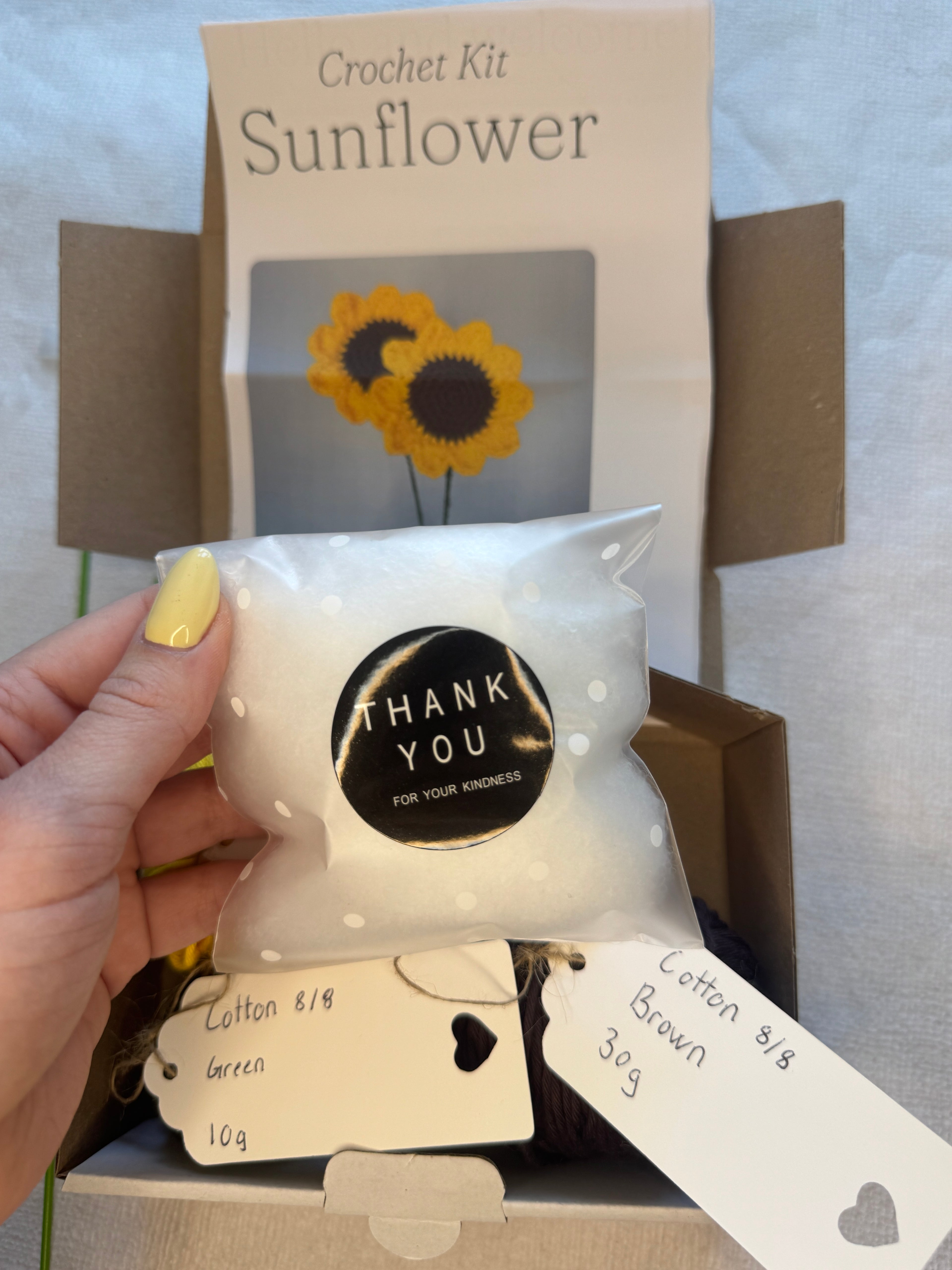 Crochet Sunflower Kit