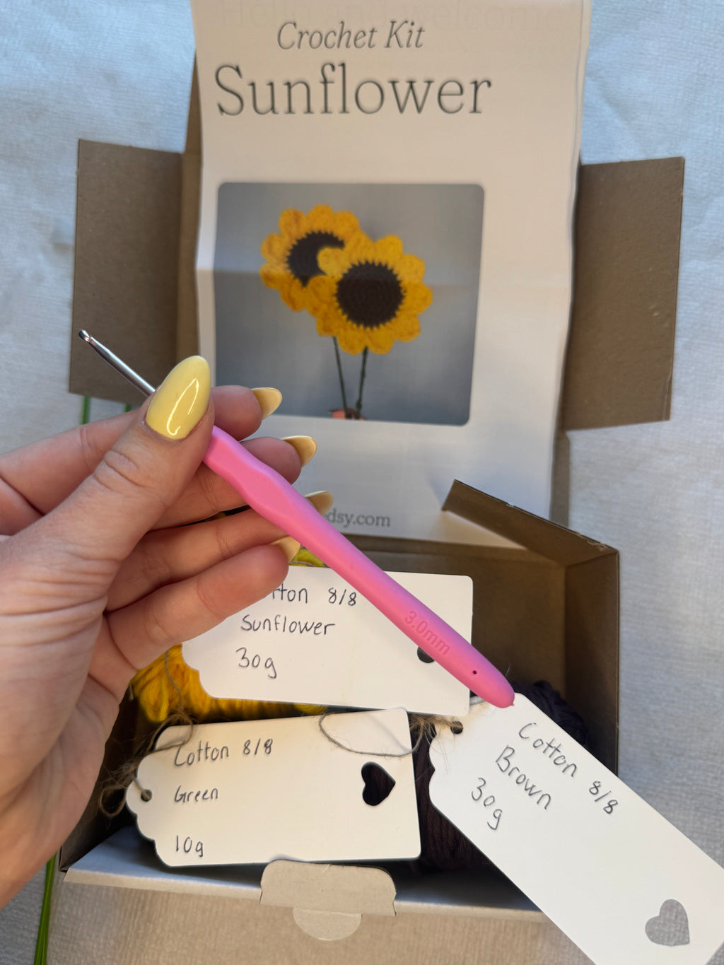Crochet Sunflower Kit