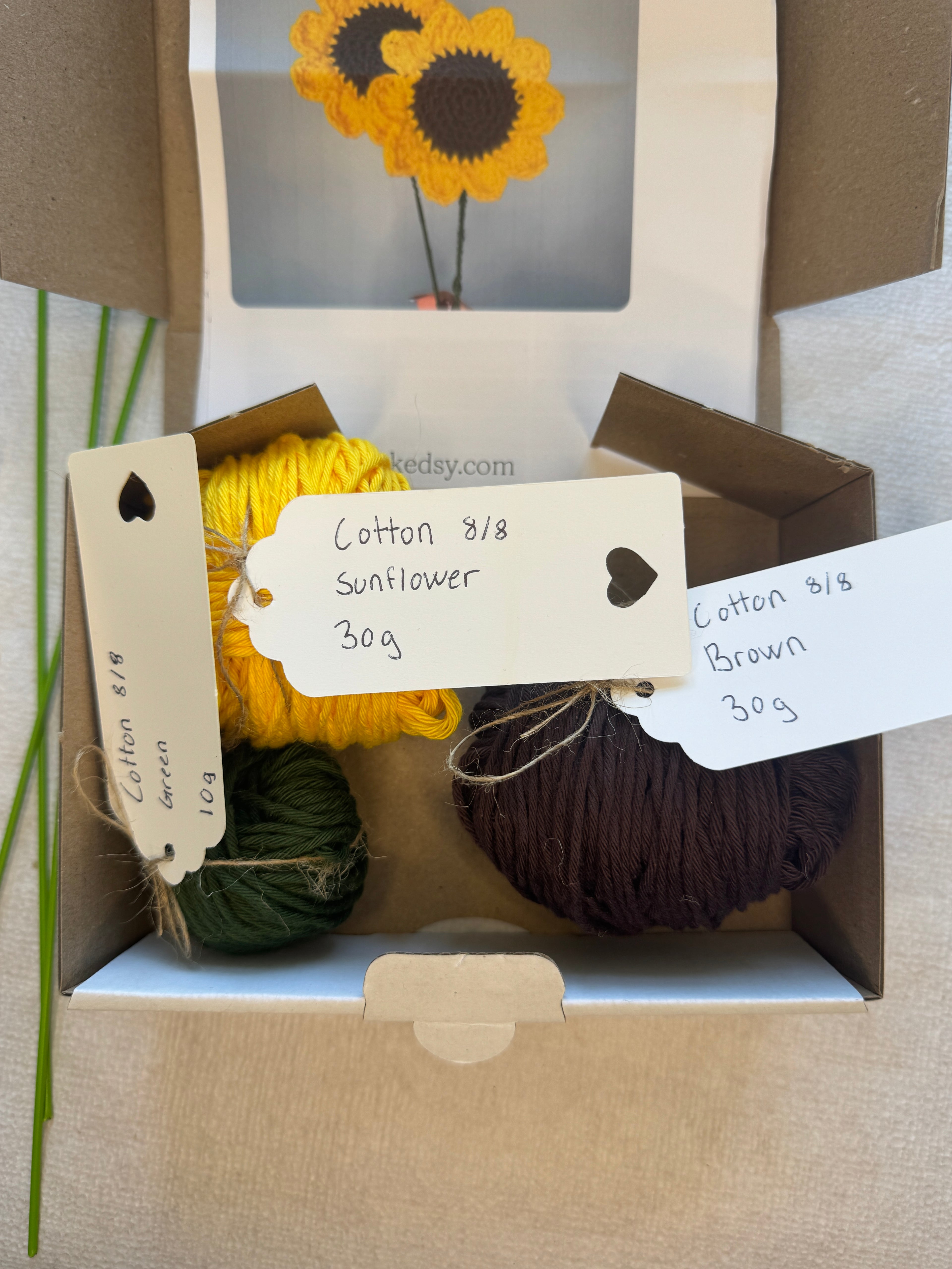 Crochet Sunflower Kit