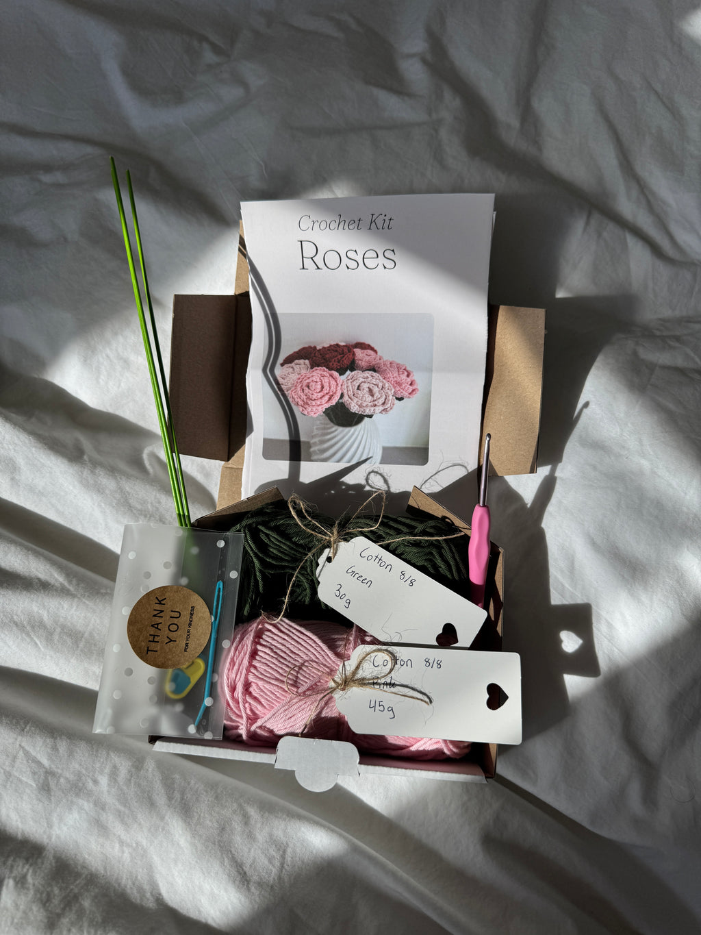 Crochet Rose Kit