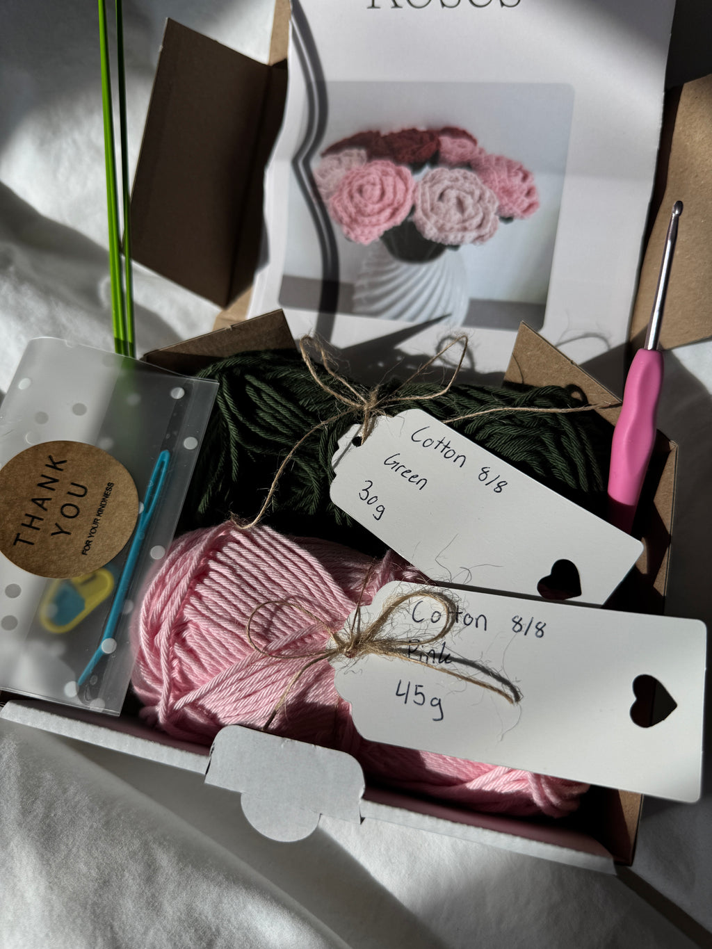 Crochet Rose Kit