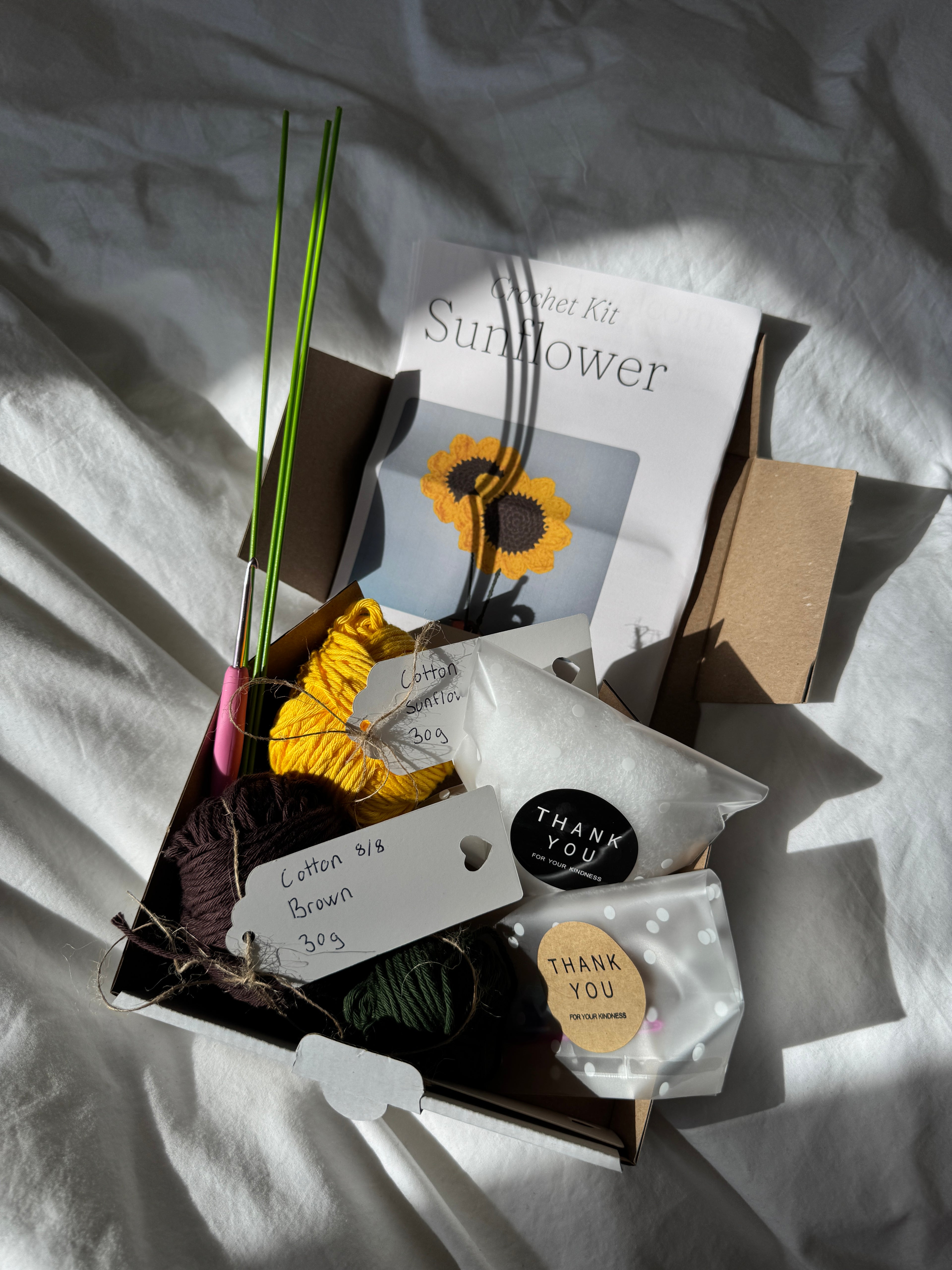 Crochet Sunflower Kit